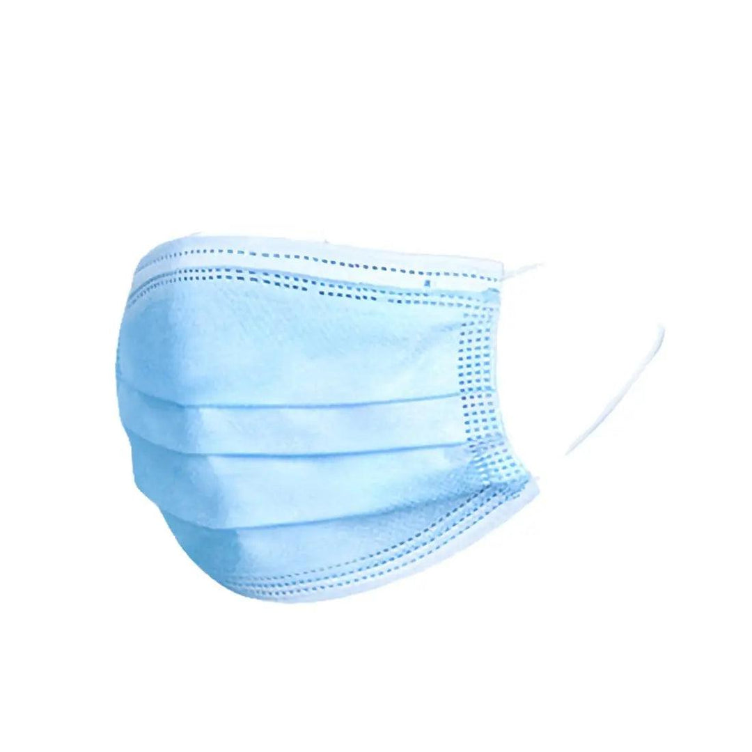 3PLY Face Mask, Disposable Mask, 3 PLY-Brookwood Medical-Blue-50 Masks-Brookwood Medical