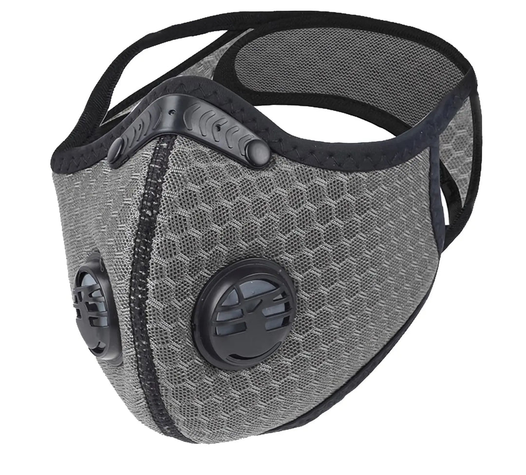 FuturePPE Mesh Sports Mask with 5-Layer Carbon Activated Filter-FuturePPE-Gray-Brookwood Medical