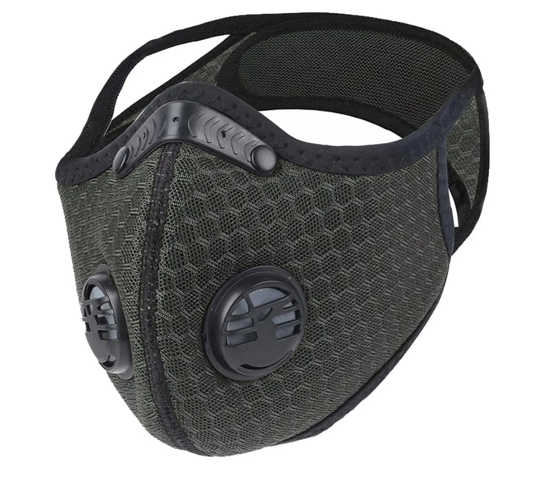 FuturePPE Mesh Sports Mask with 5-Layer Carbon Activated Filter-FuturePPE-Green-Brookwood Medical