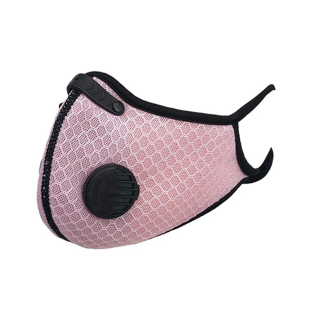 FuturePPE Mesh Sports Mask with 5-Layer Carbon Activated Filter Pink FuturePPE