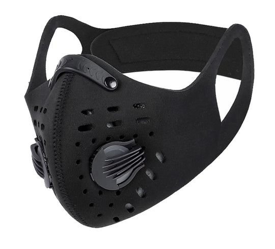 FuturePPE Neoprene Sports Face Mask with Premium Filter-FuturePPE-Black-Brookwood Medical