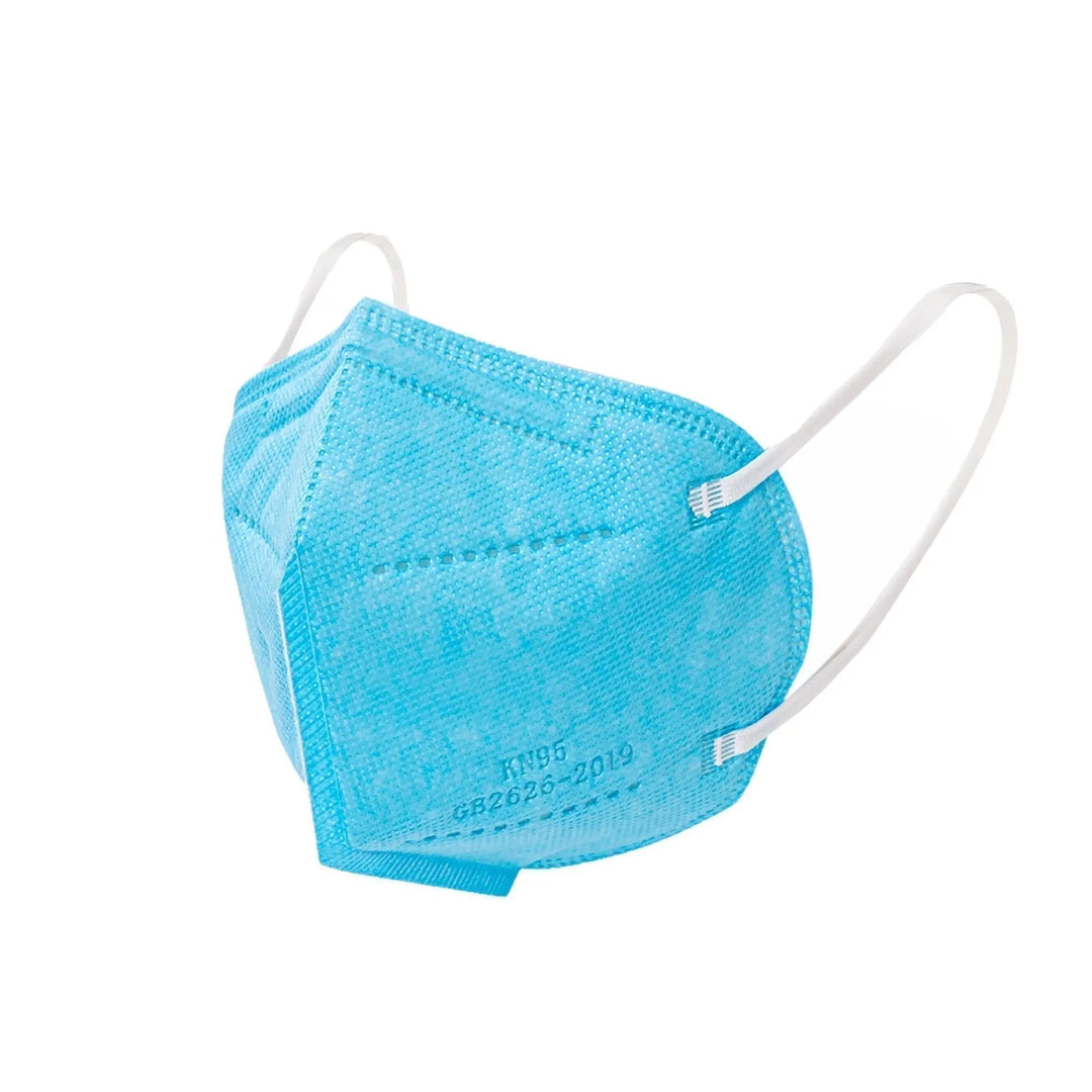 KN95 Face Masks, CE Certified, 5PLY, Protective Mask, 5 Layer, Respirator-Summit-Baby Blue-10 Masks-Brookwood Medical