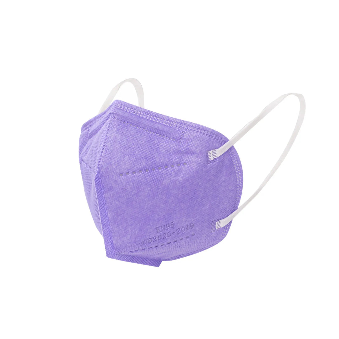 KN95 Face Masks, CE Certified, 5PLY, Protective Mask, 5 Layer, Respirator-Summit-Purple-10 Masks-Brookwood Medical
