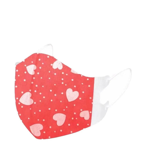 Toddlers Infant Disposable Face Masks-Brookwood Medical-Hearts-10 Masks-Brookwood Medical