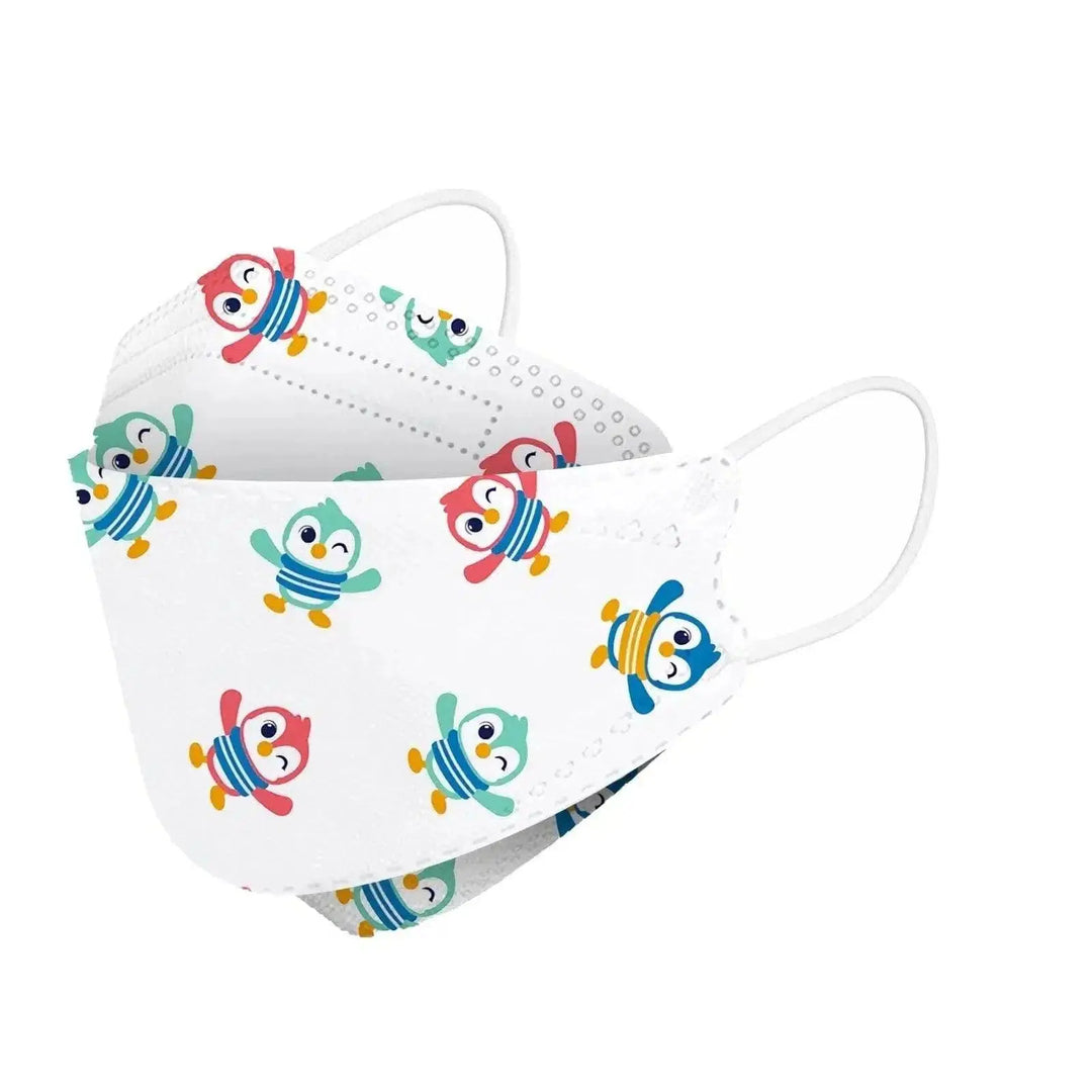 Kids KF94 Face Masks - Disposable Mask For Children Cute-Birds-30-Masks FuturePPE