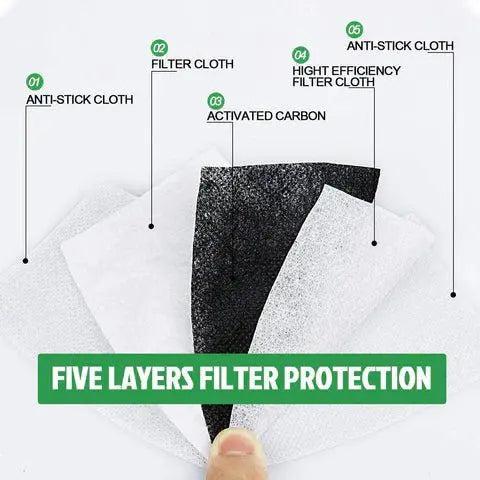 Cloth Mask Filter, PM 2.5 Mask Filter, 10 Pack-Brookwood Medical-Brookwood Medical