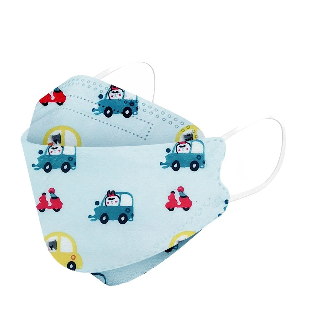 Kids KF94 Face Masks - Disposable For Children Cars-30-Masks Brookwood Medical