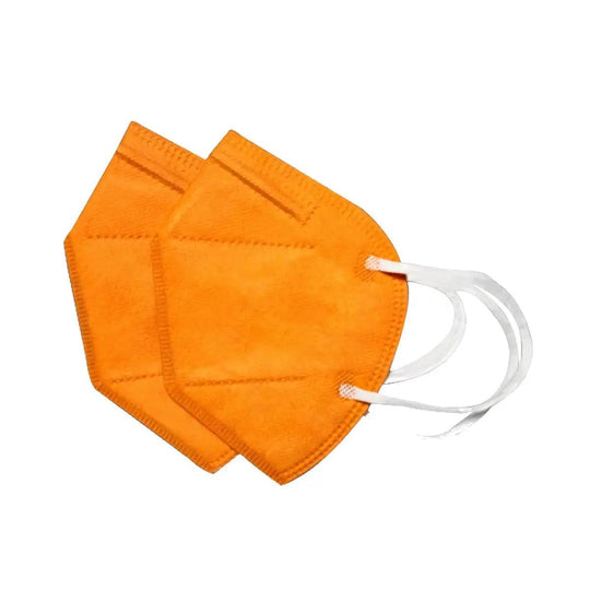 Small or Petite KN95 Face Masks-Brookwood Medical-Orange-10 Masks-Brookwood Medical