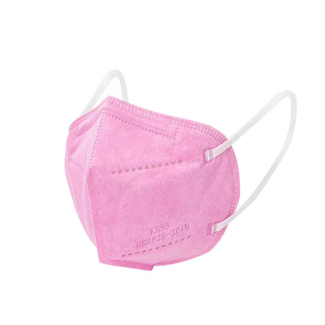 Brookwood Med KN95 Face Masks, CE Certified, 5PLY, Protective Mask, K95 Respirator -  Pink-500-Masks Brookwood Medical