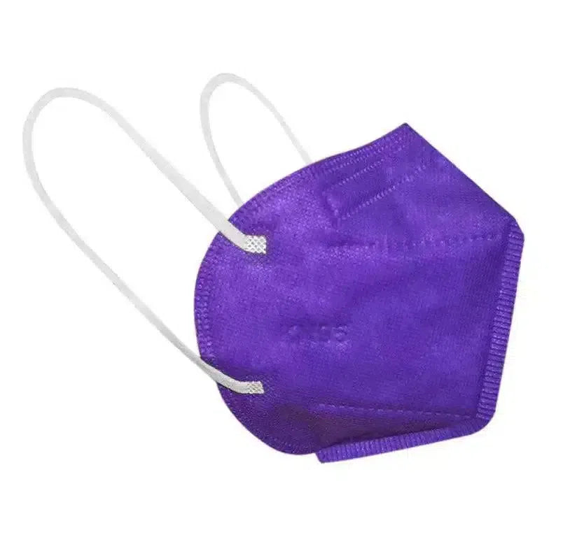 Brookwood Med KN95 Face Masks, CE Certified, 5PLY, Protective Mask, K95 Respirator -  Purple-500-Masks Brookwood Medical