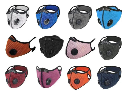 FuturePPE Mesh Sports Mask with 5-Layer Carbon Activated Filter-Sports Mask-FuturePPE-Black-Brookwood Medical