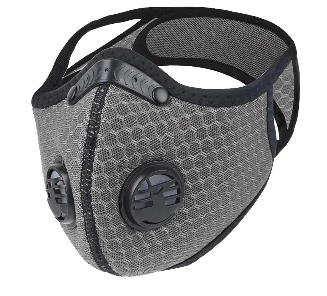 FuturePPE Mesh Sports Mask with 5-Layer Carbon Activated Filter-Sports Mask-FuturePPE-Gray-Brookwood Medical