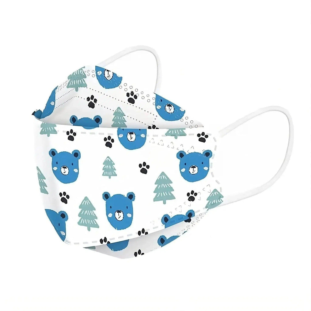 Kids KF94 Face Masks -  Blue-Bear-30-Masks Brookwood Medical