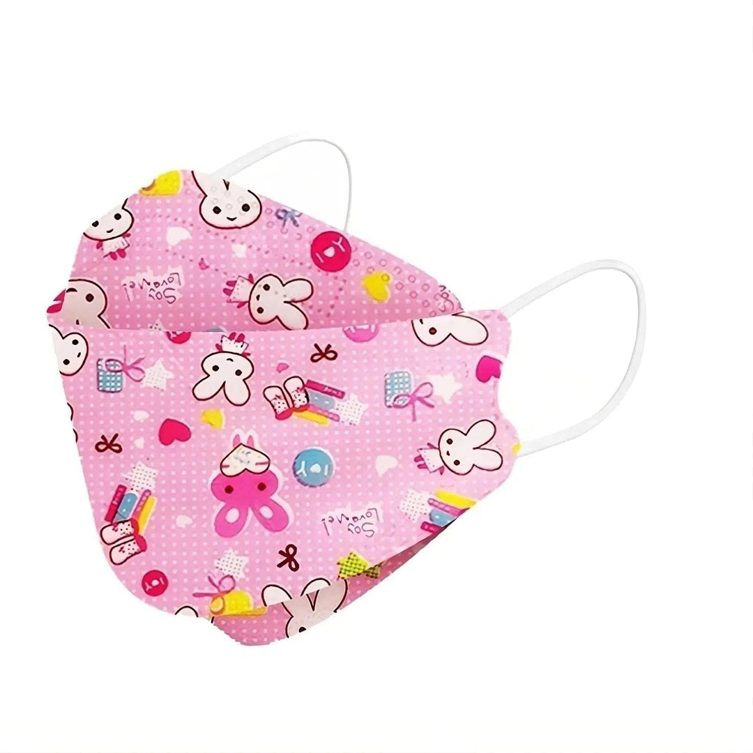 Kids KF94 Face Masks -  Pink-Rabbit-30-Masks Brookwood Medical