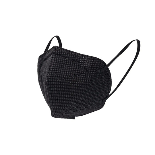 Standard KN95 Face Masks, CE Certified, 5PLY, Protective Mask, K95 Respirator Black-500-Masks